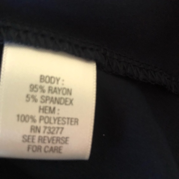 Striped Tunic Length Blouse Top - Picture 3 of 4